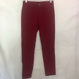 Uniqlo Women pants size S color red waist 26-27
